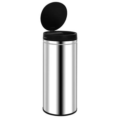 Pattumiera Automatica con Sensore 80 L in Acciaio Inossidabile - homemem39