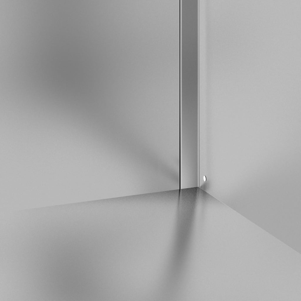 Mobiletto da Cucina Commerciale in Acciaio Inox 60x60x96 cm - homemem39