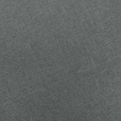 Poltrona con Poggiapiedi Grigio Chiaro in Tessuto - homemem39