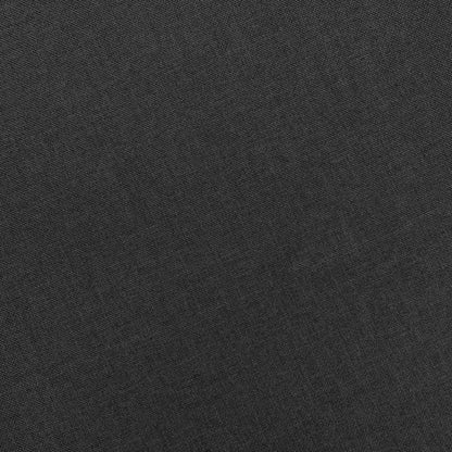 Poltrona con Poggiapiedi Grigio Scuro in Tessuto - homemem39