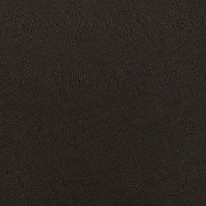 Poltrona con Poggiapiedi Marrone Scuro in Tessuto - homemem39