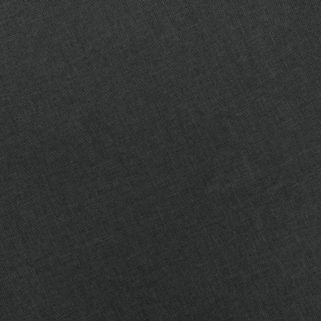 Poltrona Massaggiante con Poggiapiedi Grigio Scuro in Tessuto