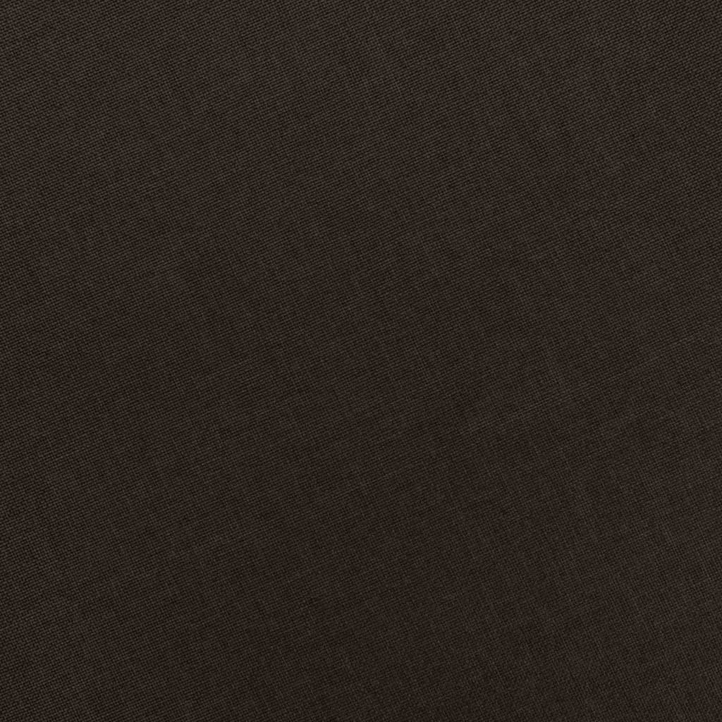 Poltrona Massaggiante con Poggiapiedi Marrone Scuro in Tessuto - homemem39