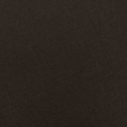 Poltrona Massaggiante con Poggiapiedi Marrone Scuro in Tessuto - homemem39