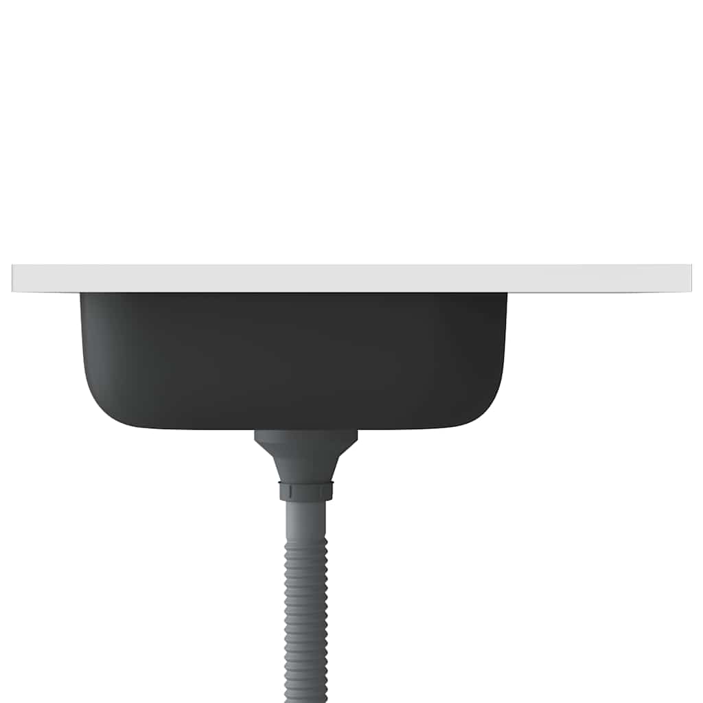 Lavello da Cucina con Scarico Argento 600x500x155 mm Acciaio - homemem39