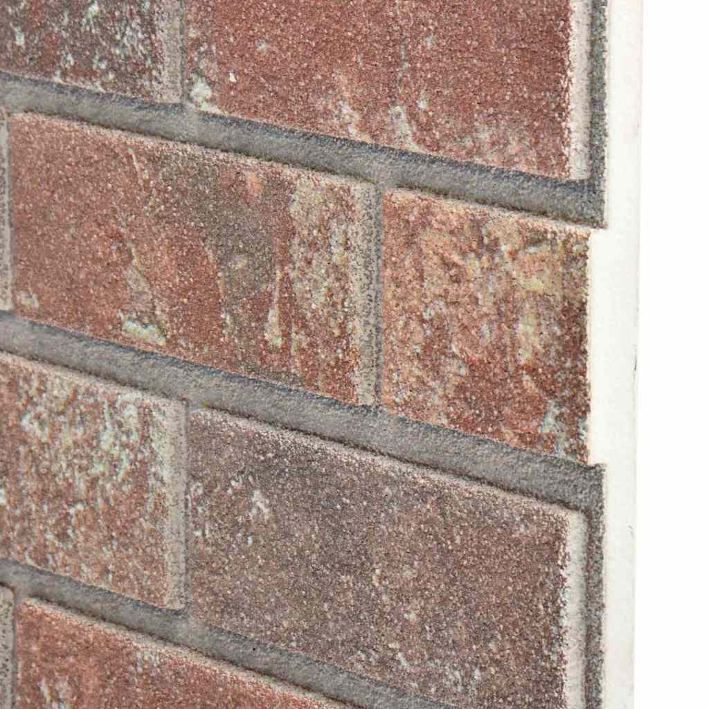 Pannelli Murali 3D con Mattoni Grigio & Marrone Scuro 10 pz EPS - homemem39