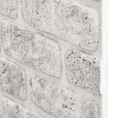 Pannelli Murali 3D con Design Mattoni Grigio Chiaro 10 pz EPS