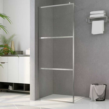 Parete per Doccia Walk-in in Vetro Trasparente ESG 90x195 cm | homemem39