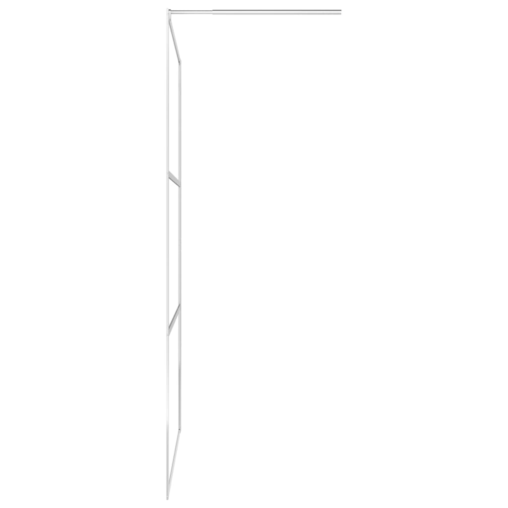 Parete per Doccia Walk-in in Vetro Trasparente ESG 100x195 cm - homemem39
