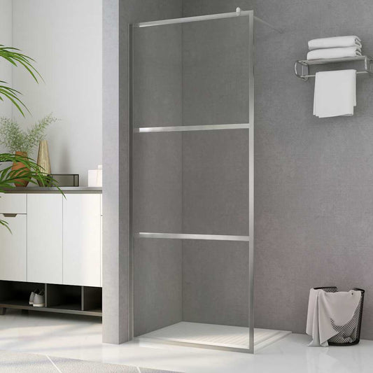 Parete per Doccia Walk-in in Vetro Trasparente ESG 140x195 cm | homemem39