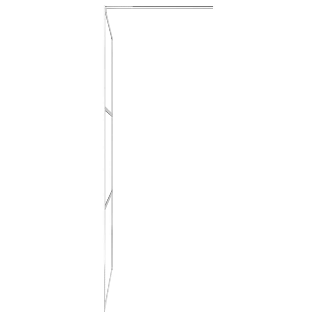 Parete per Doccia Walk-in Vetro Semi Smerigliato ESG 100x195 cm - homemem39