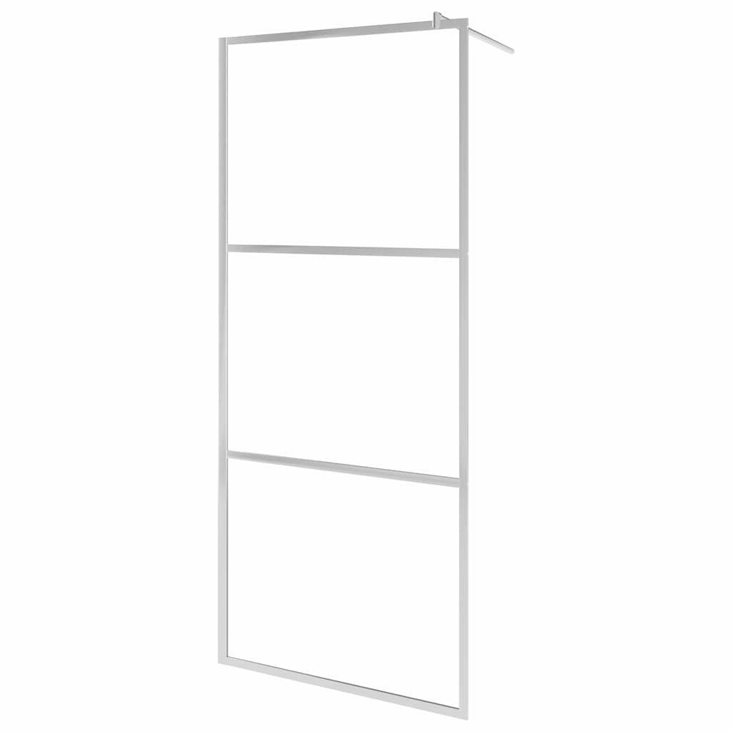 Parete per Doccia Walk-in in Vetro Smerigliato ESG 80x195 cm - homemem39