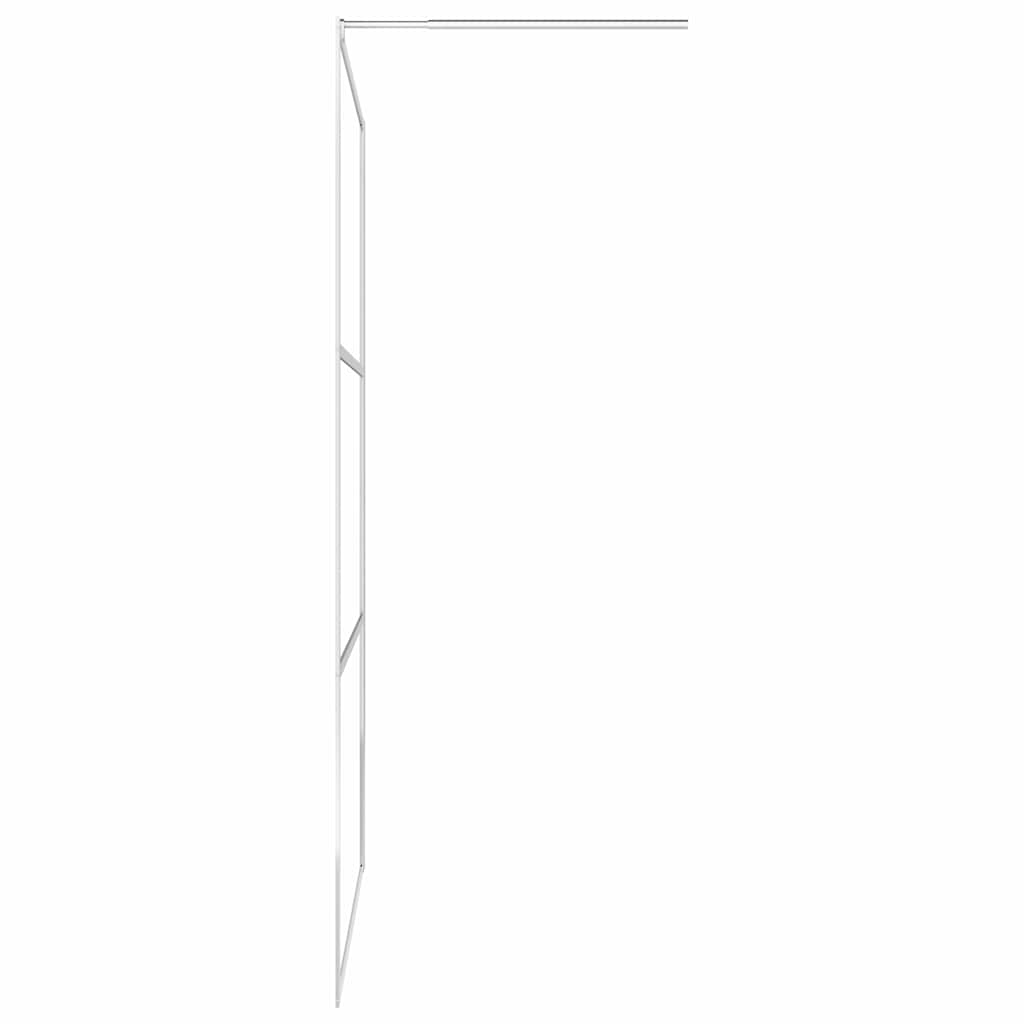Parete per Doccia Walk-in in Vetro Smerigliato ESG 90x195 cm | homemem39