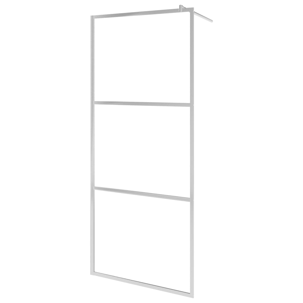 Parete per Doccia Walk-in in Vetro Smerigliato ESG 100x195 cm - homemem39