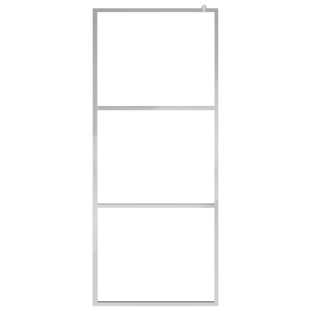 Parete per Doccia Walk-in in Vetro Smerigliato ESG 100x195 cm - homemem39