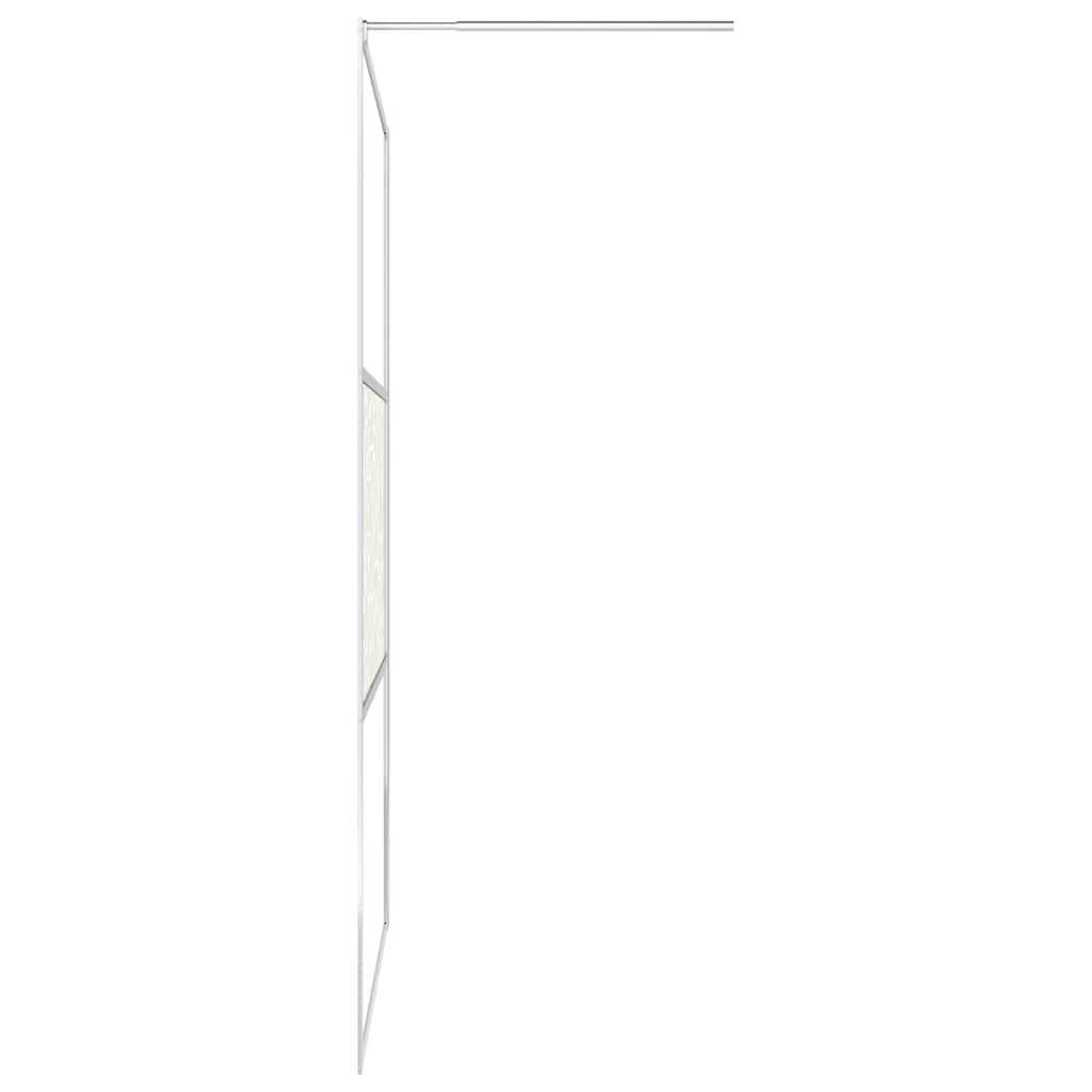Parete per Doccia Walk-in in Vetro ESG Design Pietra 100x195 cm - homemem39