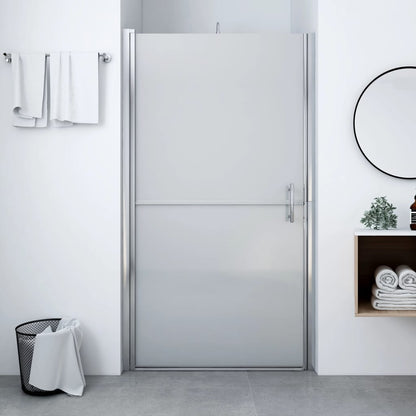 Porta per Doccia in Vetro Temperato Smerigliato 100x178 cm | homemem39