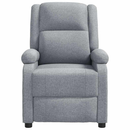 Poltrona Massaggiante in Tessuto Grigio Chiaro | homemem39