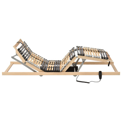 Letto con Telaio a Doghe Elettrico 42 Doghe 7 Zone 90x200 cm | homemem39