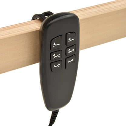 Letto con Telaio a Doghe Elettrico 42 Doghe 7 Zone 100x200 cm - homemem39