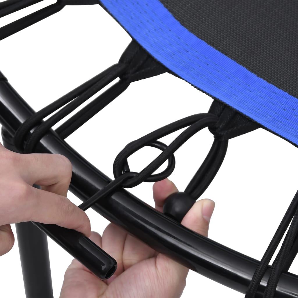 Trampolino da Fitness con Manico e Tappetino di Sicurezza 102cm | homemem39