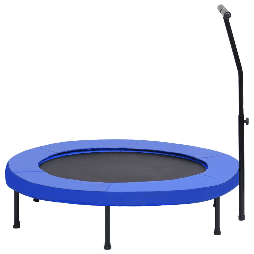 Trampolino da Fitness con Manico e Tappetino di Sicurezza 122cm - homemem39