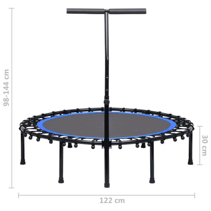Trampolino da Fitness con Manico 122 cm | homemem39