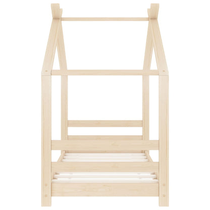 Giroletto per Bambini in Legno Massello di Pino 70x140 cm - homemem39