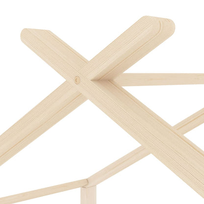 Giroletto per Bambini in Legno Massello di Pino 70x140 cm | homemem39