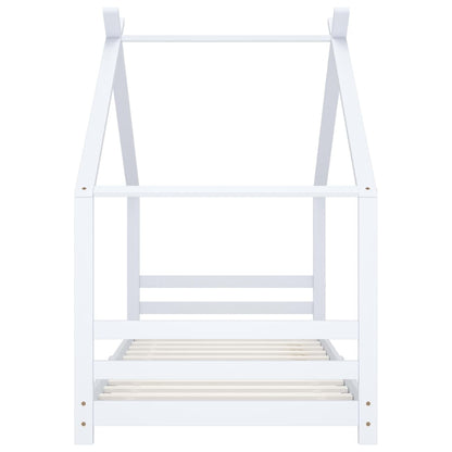 Giroletto per Bambini Bianco in Massello di Pino 90x200 cm - homemem39