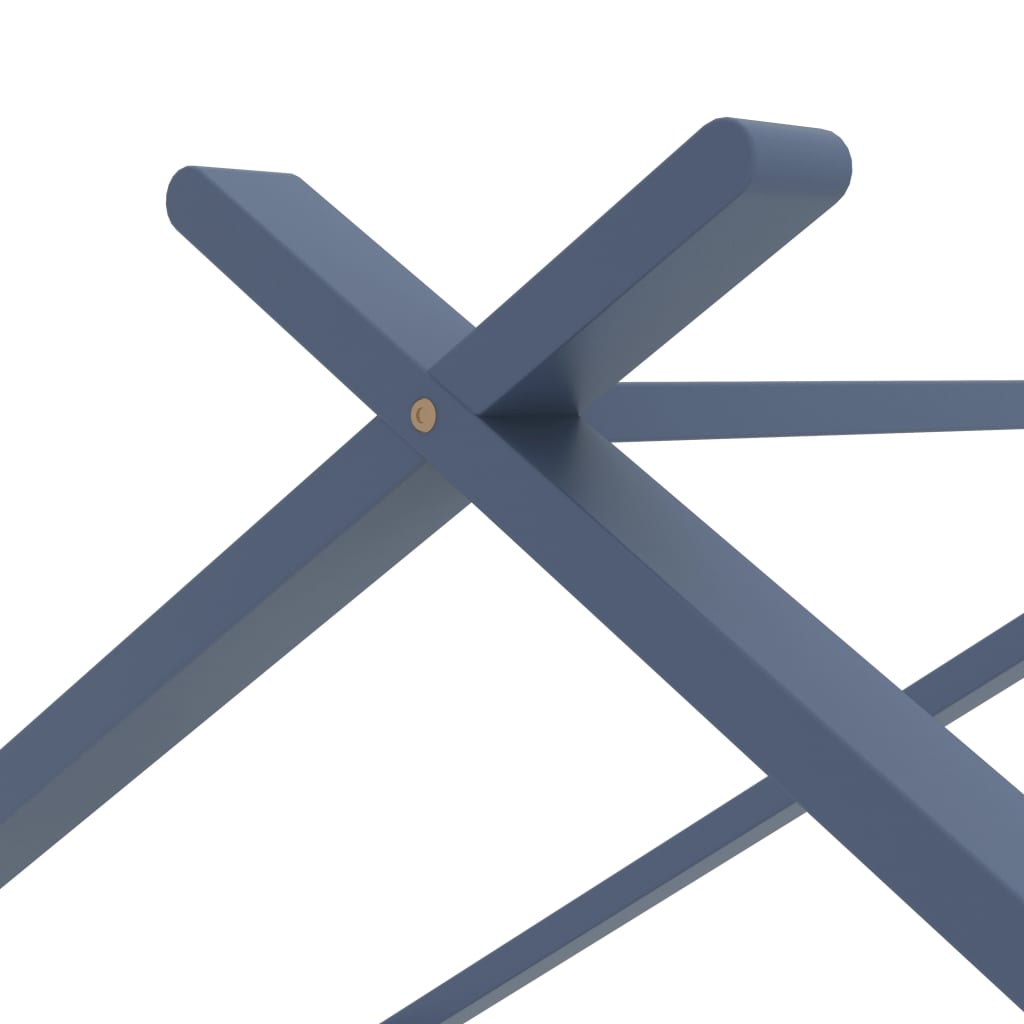 Giroletto per Bambini Grigio in Massello di Pino 90x200 cm - homemem39