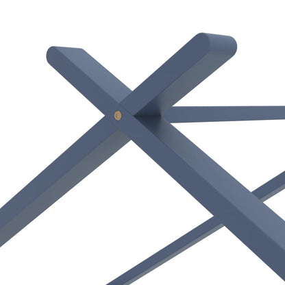 Giroletto per Bambini Grigio in Massello di Pino 90x200 cm - homemem39