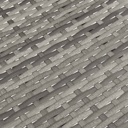 Stackable Outdoor Chairs 4 pcs Gray in Polyrattan