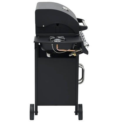 Barbecue e Griglia a Gas 4+1 Fornelli Nero in Acciaio | homemem39