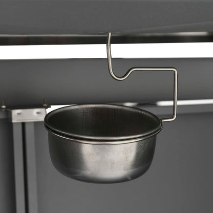 Barbecue e Griglia a Gas 4+1 Fornelli Argento in Acciaio Inox - homemem39