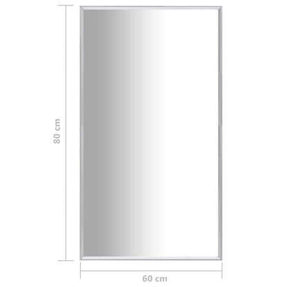 Specchio Argento 80x60 cm
