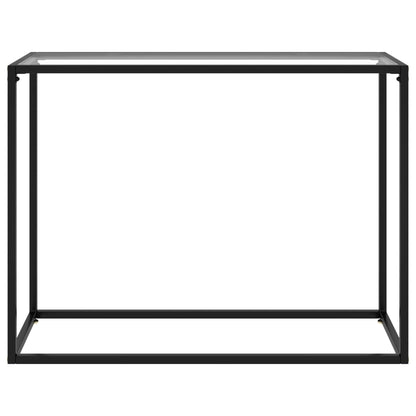 Tavolo Consolle Trasparente 100x35x75 cm in Vetro Temperato | homemem39