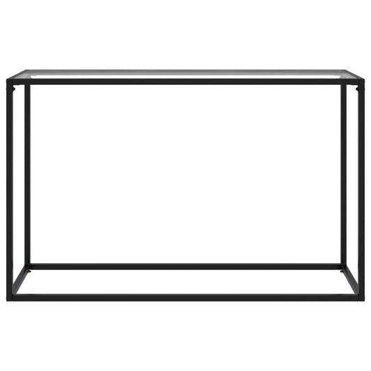 Tavolo Consolle Trasparente 120x35x75 cm in Vetro Temperato - homemem39