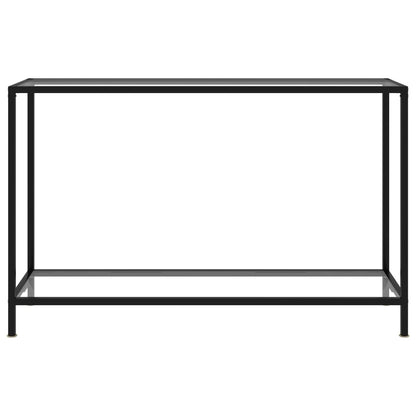 Tavolo Consolle Trasparente 120x35x75 cm in Vetro Temperato