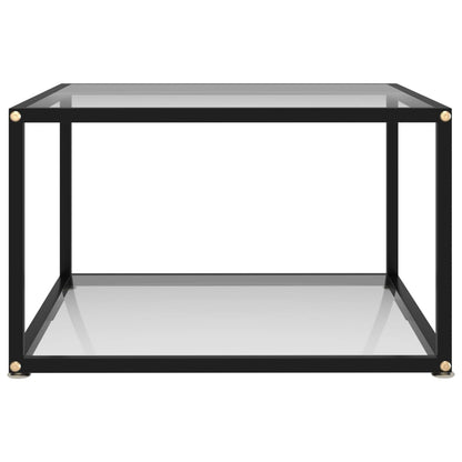 Tavolino da Salotto Trasparente 60x60x35 cm in Vetro Temperato | homemem39
