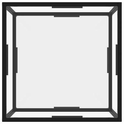 Tavolino da Salotto Trasparente 60x60x35 cm in Vetro Temperato | homemem39