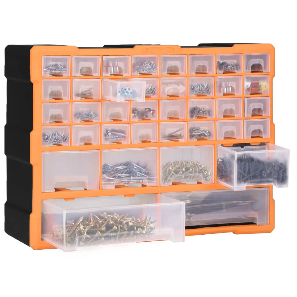 Mobile Contenitore con 38 Cassetti 52x16x37,5 cm | homemem39