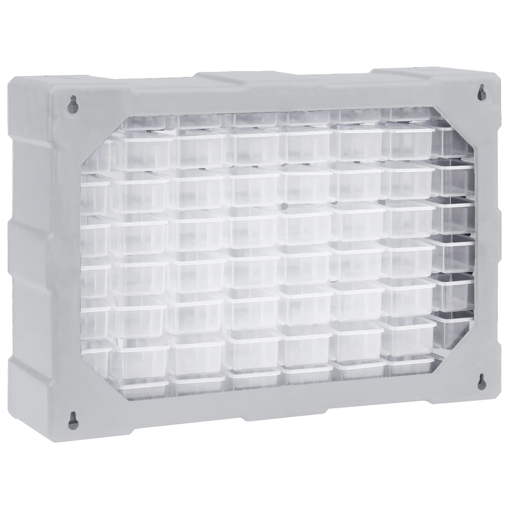 Mobile Contenitore con 64 Cassetti 52x16x37,5 cm - homemem39