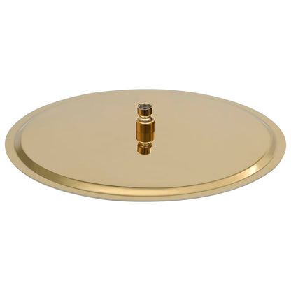 Testa Doccia a Pioggia in Acciaio Inox 40 cm Rotonda Oro - homemem39