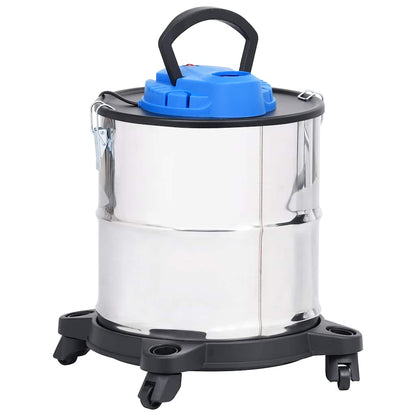 Aspiracenere con Filtro HEPA 1200 W 20 L in Acciaio Inox - homemem39