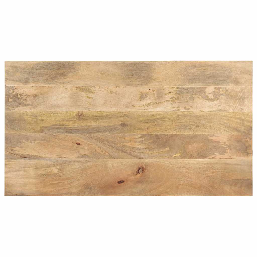Tavolino da Salotto 110x60x35 cm in Legno Massello di Mango