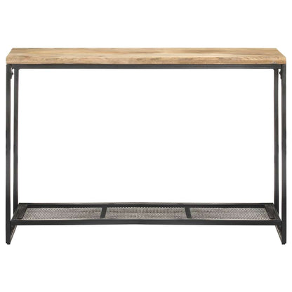 Tavolo Consolle 110x35x75 cm in Legno Massello di Mango