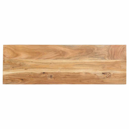 Tavolo Consolle 110x35x75 cm in Legno Massello di Acacia