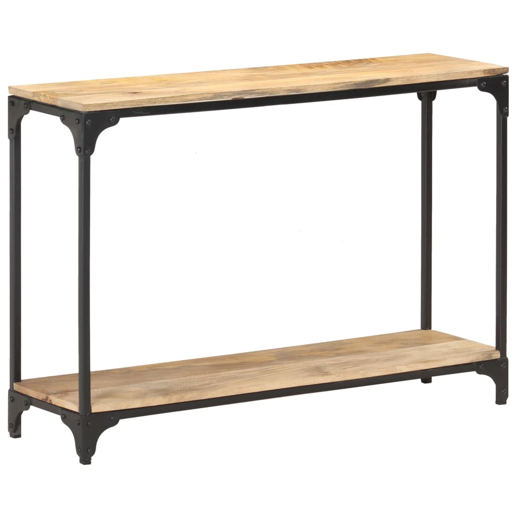 Tavolo Consolle 110x30x75 cm in Legno Massello di Mango - homemem39