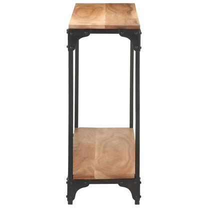 Tavolo Consolle 110x30x75 cm in Legno Massello di Acacia - homemem39